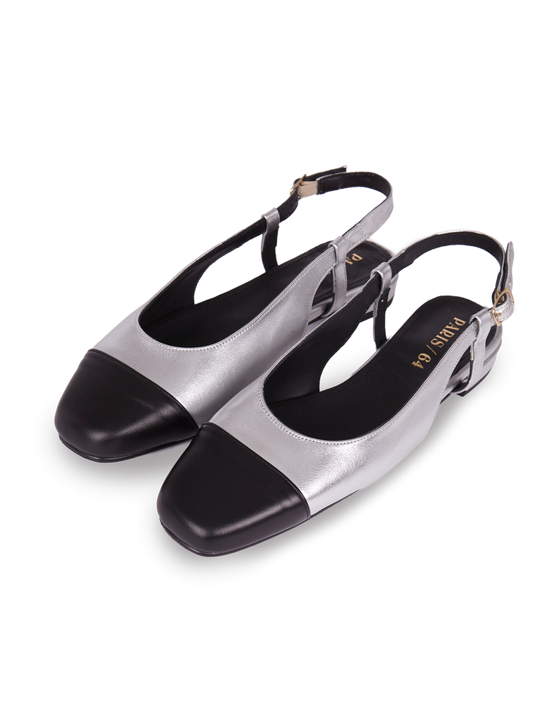 Stiletto Mini Daphne Silver Black - PARIS/64
