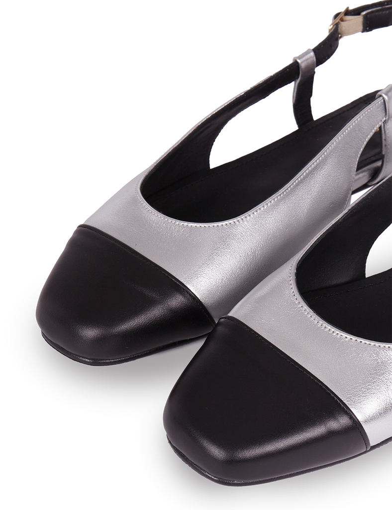 Stiletto Mini Daphne Silver Black - PARIS/64