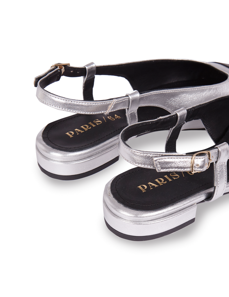 Stiletto Mini Daphne Silver Black - PARIS/64