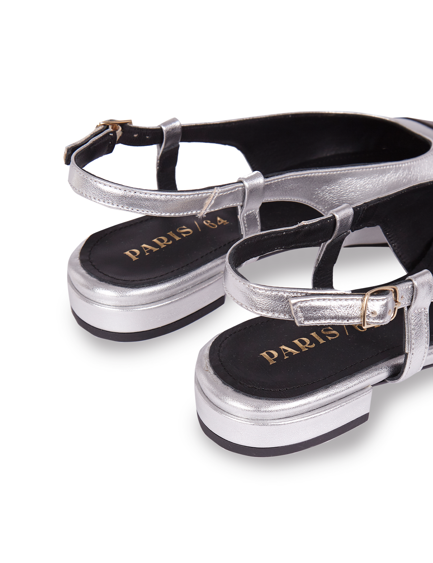Mini Daphne Stiletto Silver & Black by PARIS/64