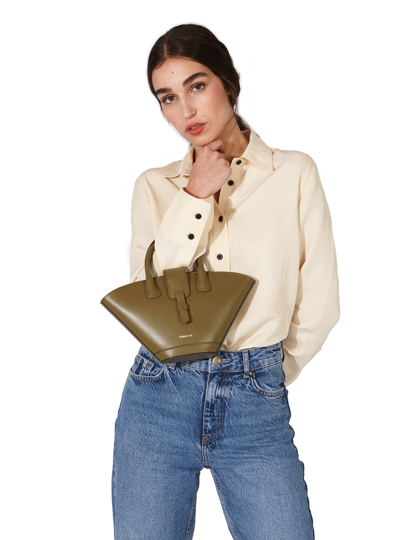 Mini Lumière Olive Bag by PARIS/64