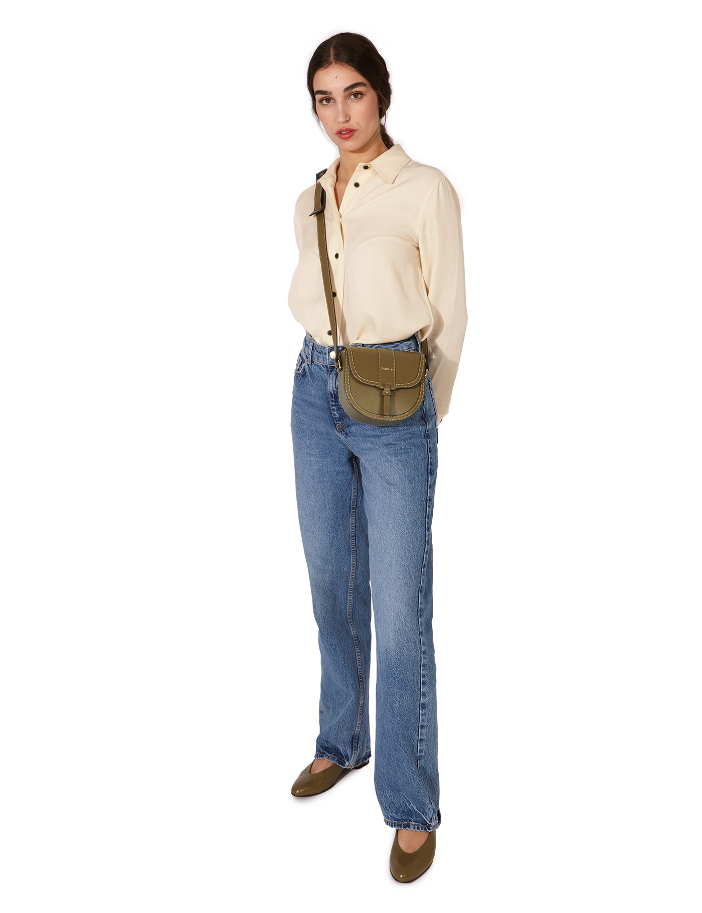 ショルダーバッグ PARIS/64 MINI WINDSOR OLIVE Mini Windsor Olive Bag by PARIS/64