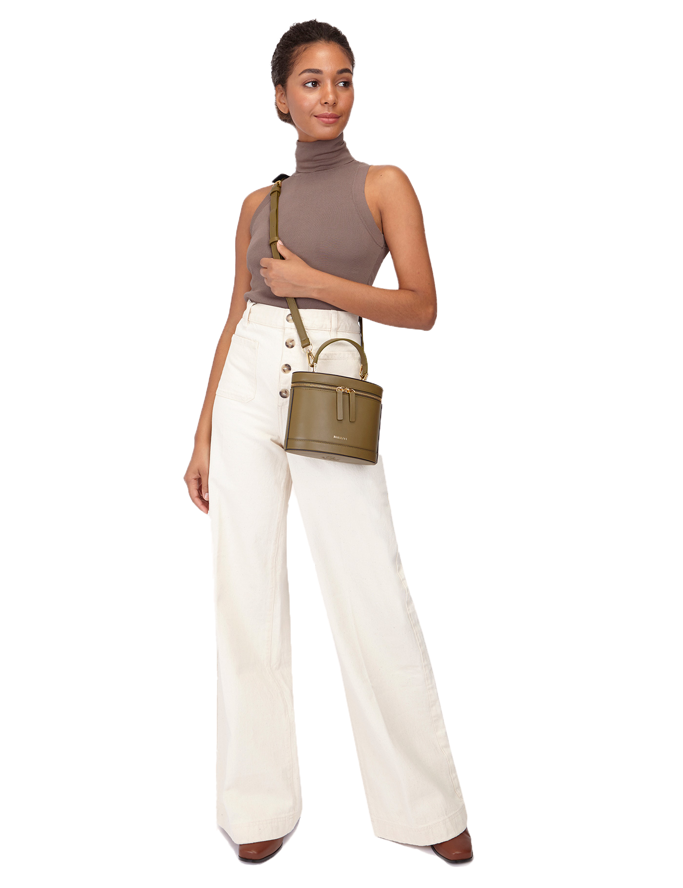 Prismatic Olive Bag by PARIS/64