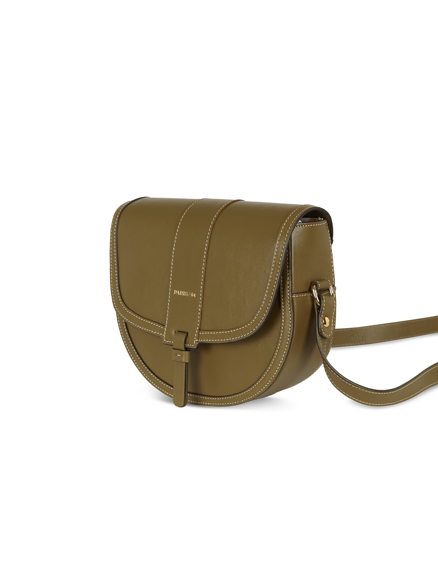 PARIS64 巴黎64 Windsor Olive牛皮马鞍包 橄榄绿色 – PARIS/64