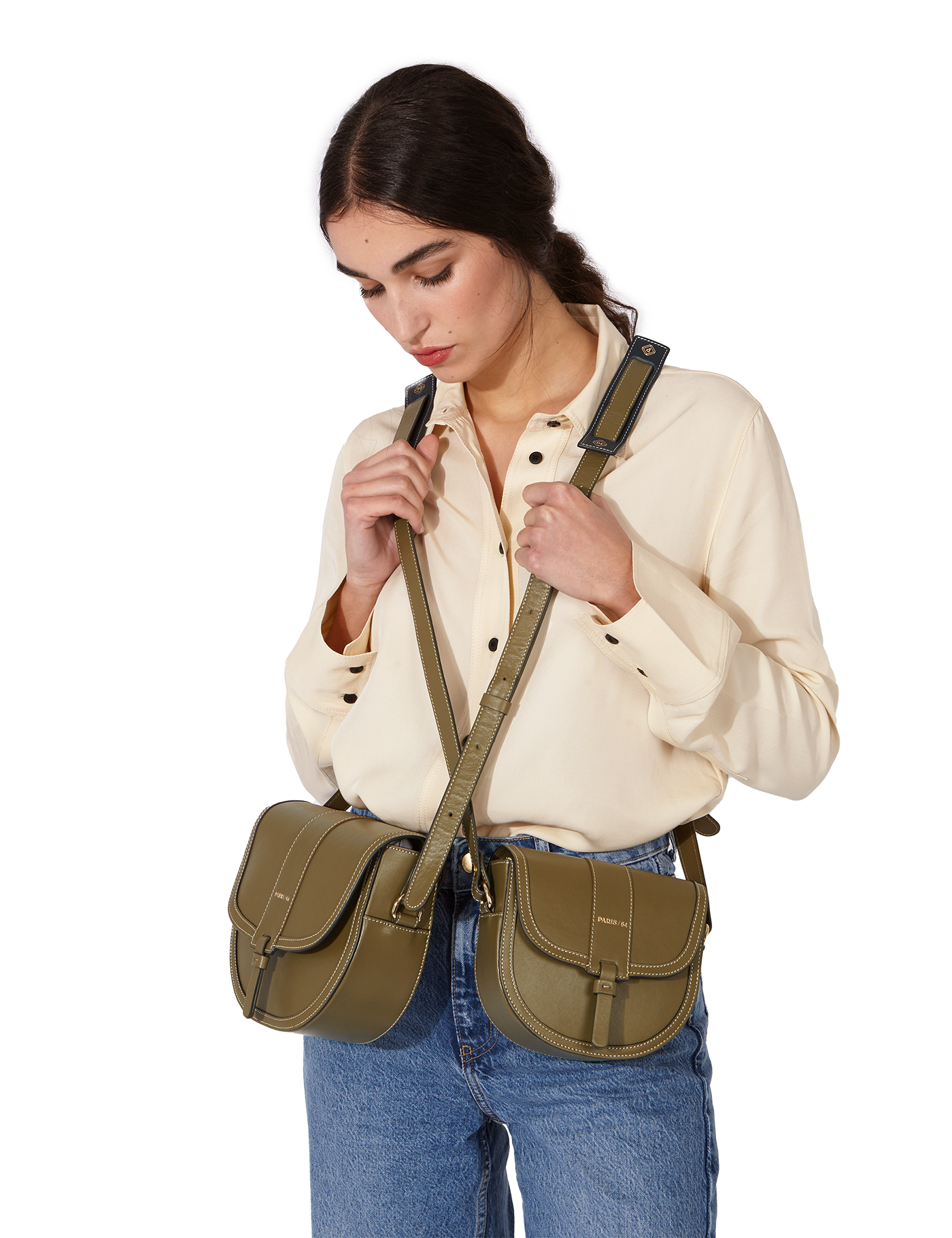 ショルダーバッグ PARIS/64 MINI WINDSOR OLIVE Mini Windsor Olive Bag by PARIS/64