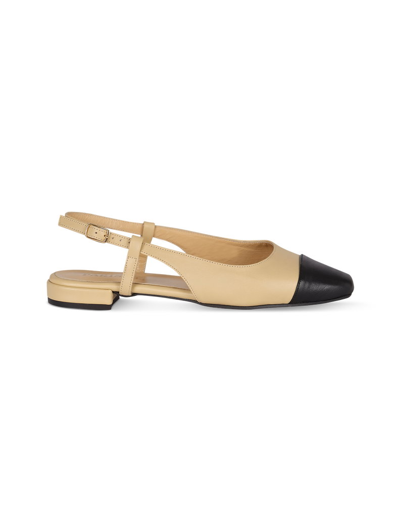 Stiletto Mini Daphne Cream Black - PARIS/64
