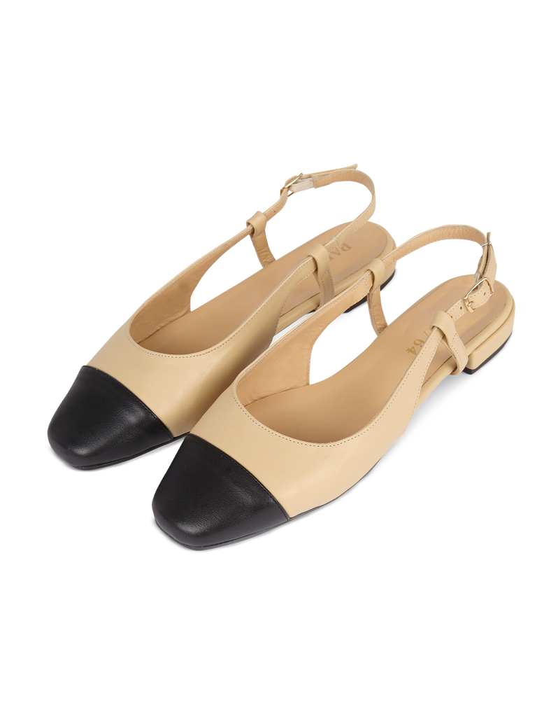 Stiletto Mini Daphne Cream Black - PARIS/64