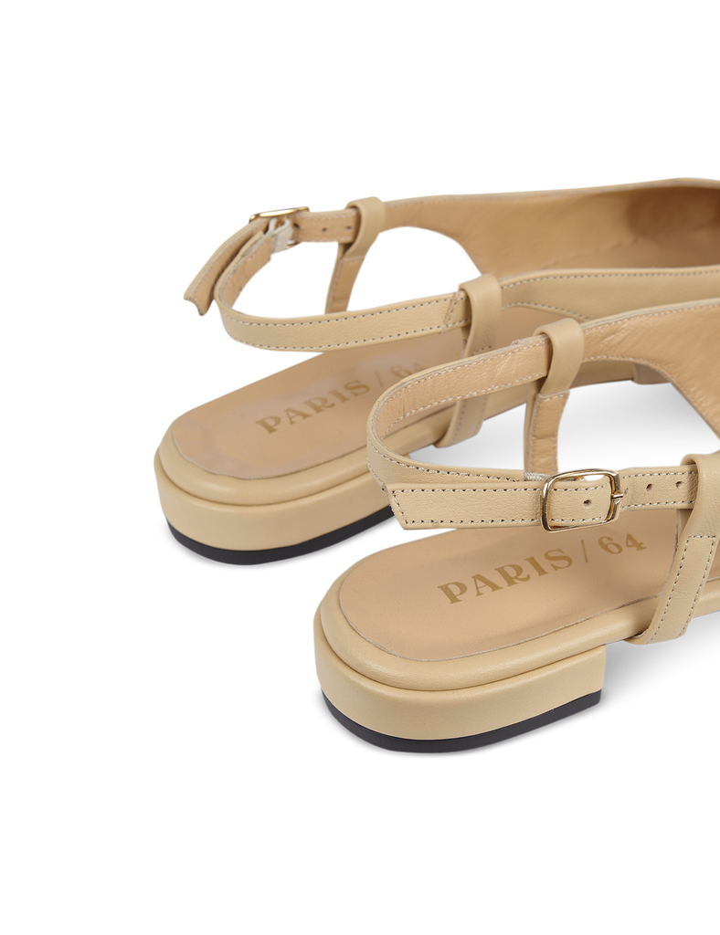 Stiletto Mini Daphne Cream Black - PARIS/64